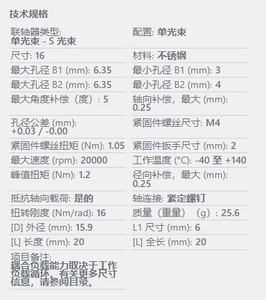 Huco 单梁联轴器820.16系列