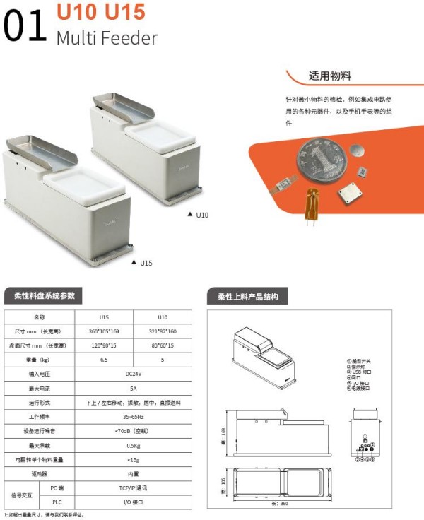 DANIKOR柔性振动盘U10/15 